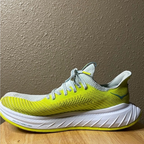Hoka One One Carbon X3 Running Shoe Billowing Sail Evening Primrose Womens US 9B - Picture 13 of 14